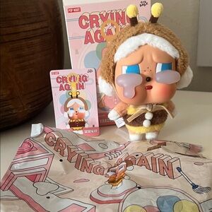 Pop Mart Cry Baby Crying Again Series Keychain